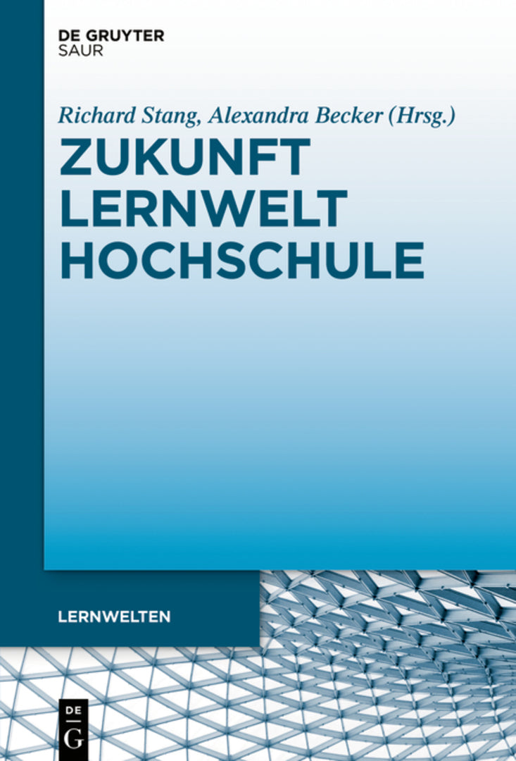 Cover image for Zukunft Lernwelt Hochschule ISBN 9783110649468